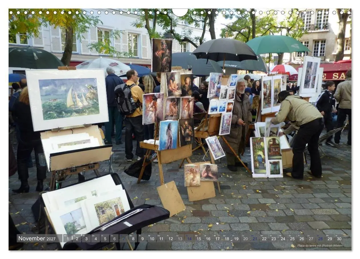 Bild: 9783594054932 | Paris Highlights Wandkalender 2027 DIN A3 quer (Wandkalender 2027...