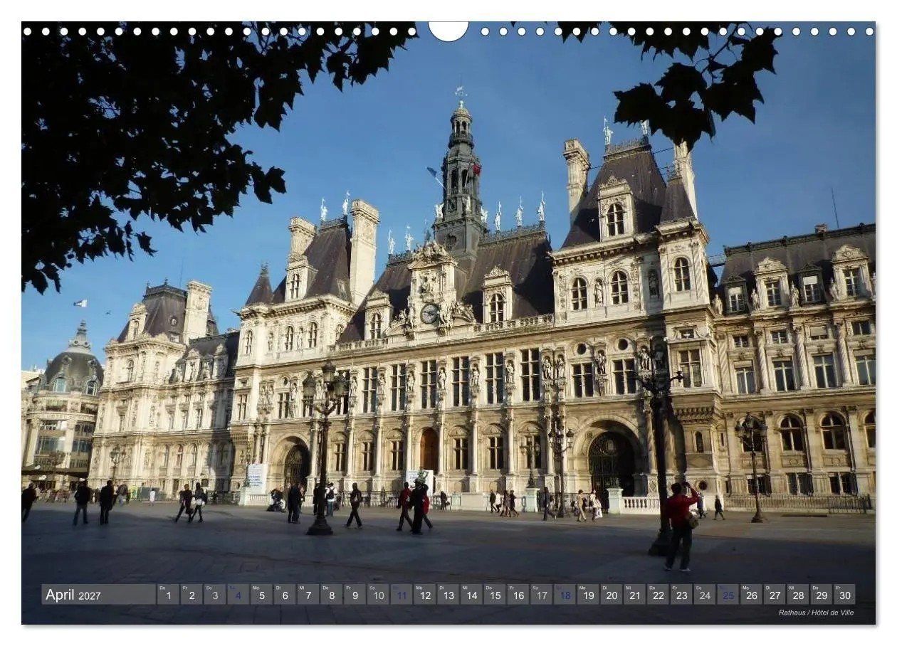 Bild: 9783594054932 | Paris Highlights Wandkalender 2027 DIN A3 quer (Wandkalender 2027...