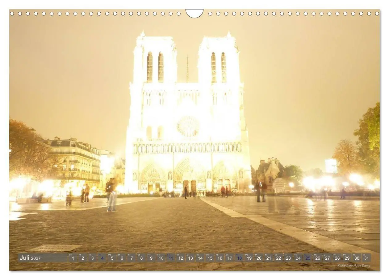 Bild: 9783594054932 | Paris Highlights Wandkalender 2027 DIN A3 quer (Wandkalender 2027...