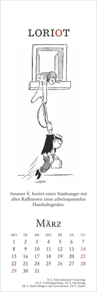 Bild: 9783756414932 | Loriot Lesezeichen &amp; Kalender 2027 | Loriot | Kalender | Geblockt