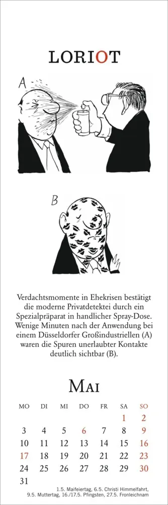 Bild: 9783756414932 | Loriot Lesezeichen &amp; Kalender 2027 | Loriot | Kalender | Geblockt