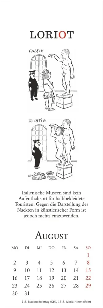 Bild: 9783756414932 | Loriot Lesezeichen &amp; Kalender 2027 | Loriot | Kalender | Geblockt