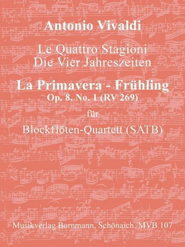 Cover: 9990001334932 | Concerto Op. 8, No. 1 (RV 269) - Frühling | Antonio Vivaldi | 2024