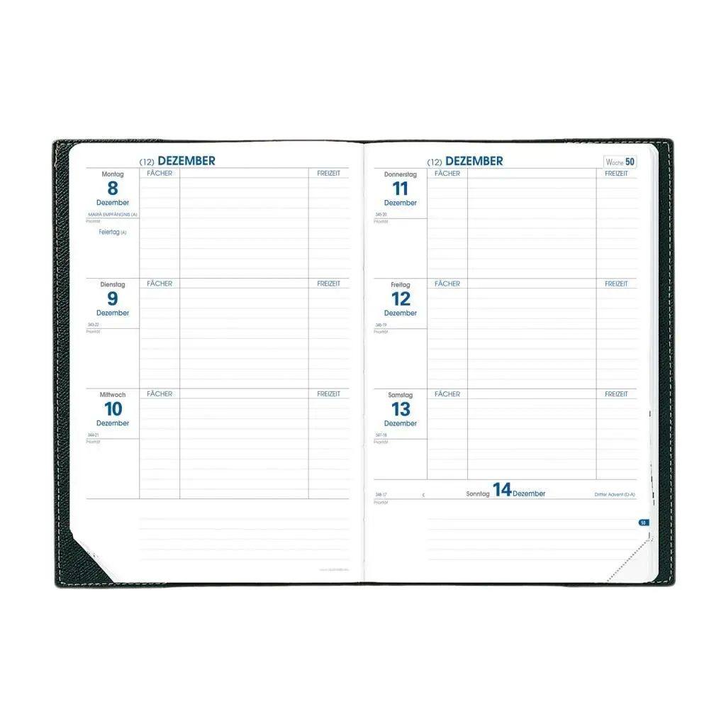 Bild: 3371010475032 | Texthebdo Club navy 2025/2026 | Lehrerkalender | Quo Vadis | Buch