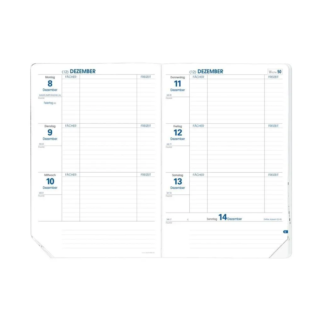 Bild: 3371010475032 | Texthebdo Club navy 2025/2026 | Lehrerkalender | Quo Vadis | Buch