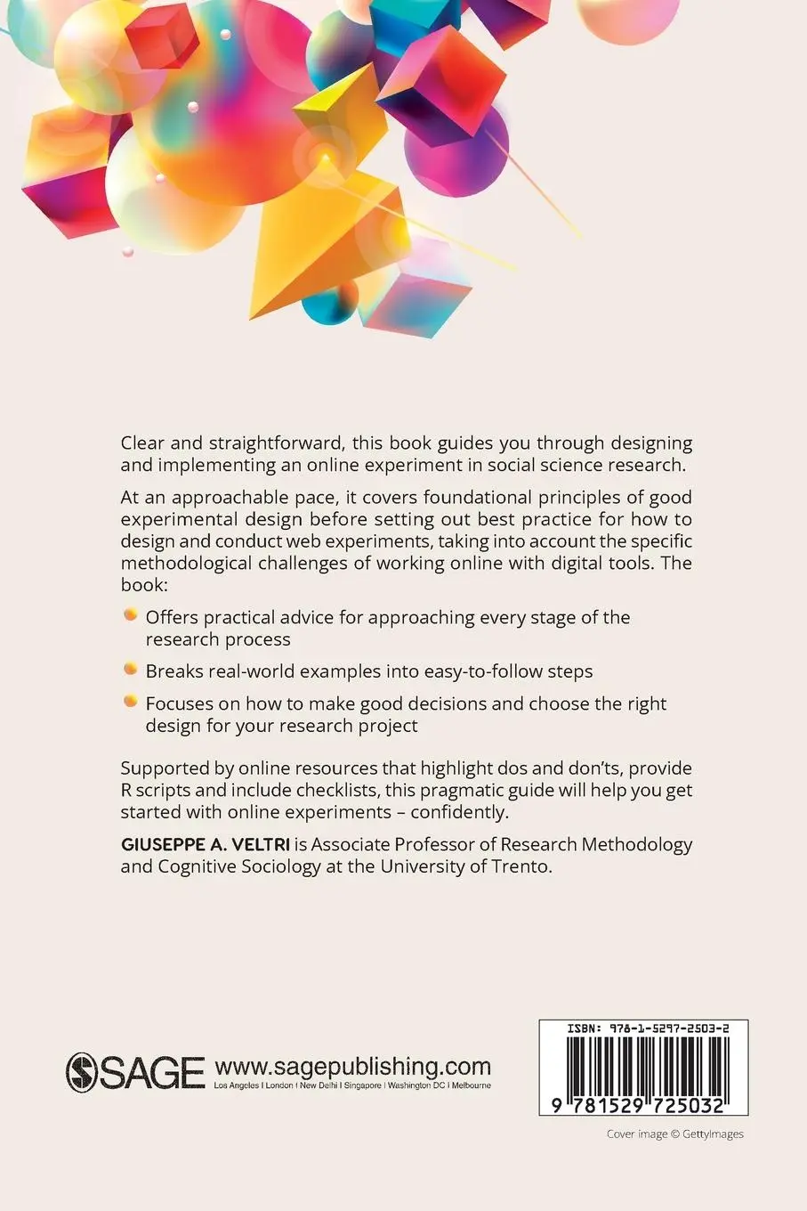Rückseite: 9781529725032 | Designing Online Experiments for the Social Sciences | Giuseppe Veltri