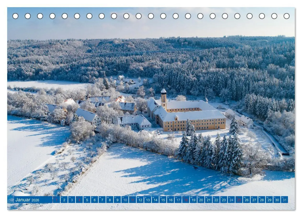 Bild: 9783516105032 | Augsburg und Umgebung (Tischkalender 2026 DIN A5 quer), CALVENDO...