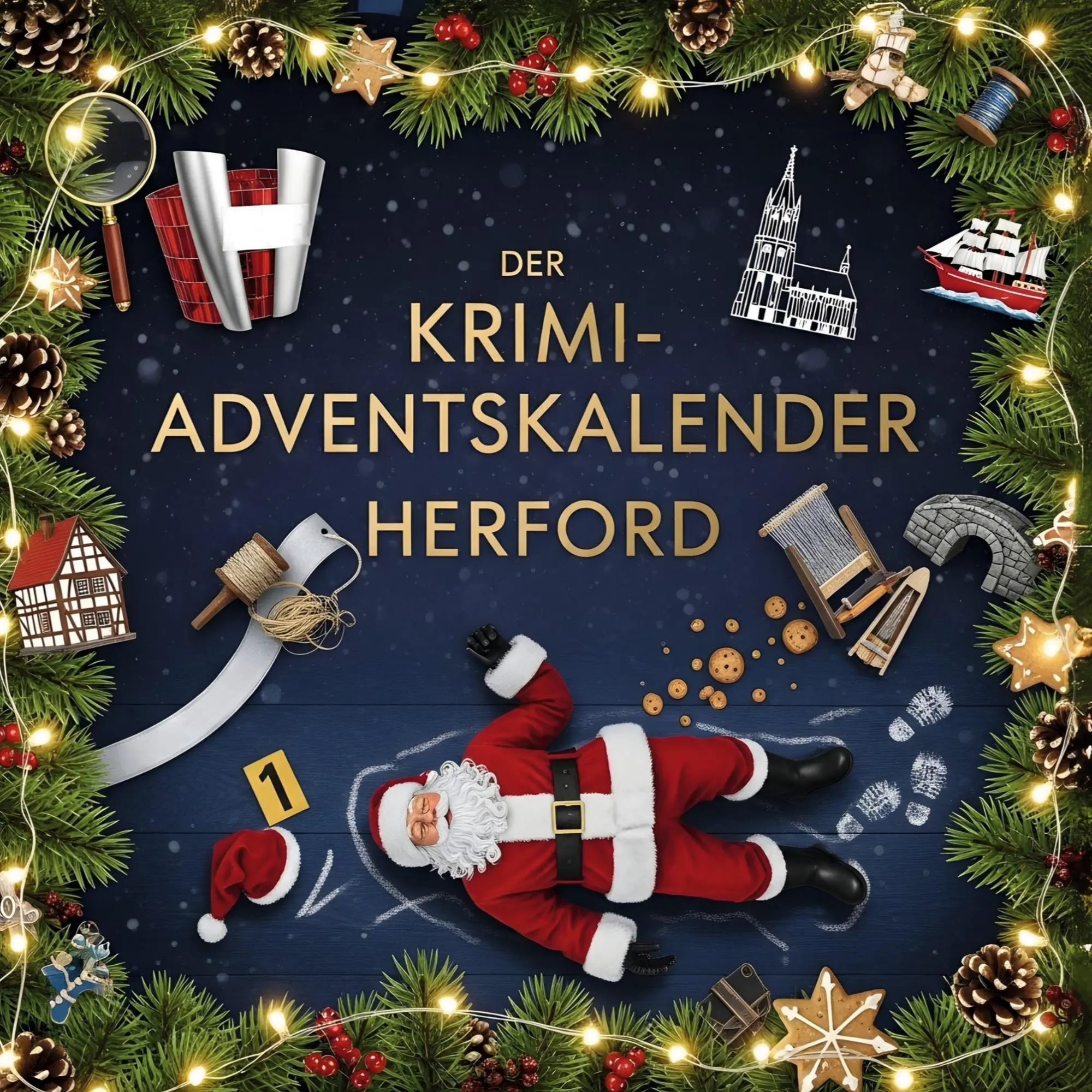 Cover: 9783695305032 | Der Krimi-Adventskalender Herford | Mordsverdächtig in 24 Akten | Buch