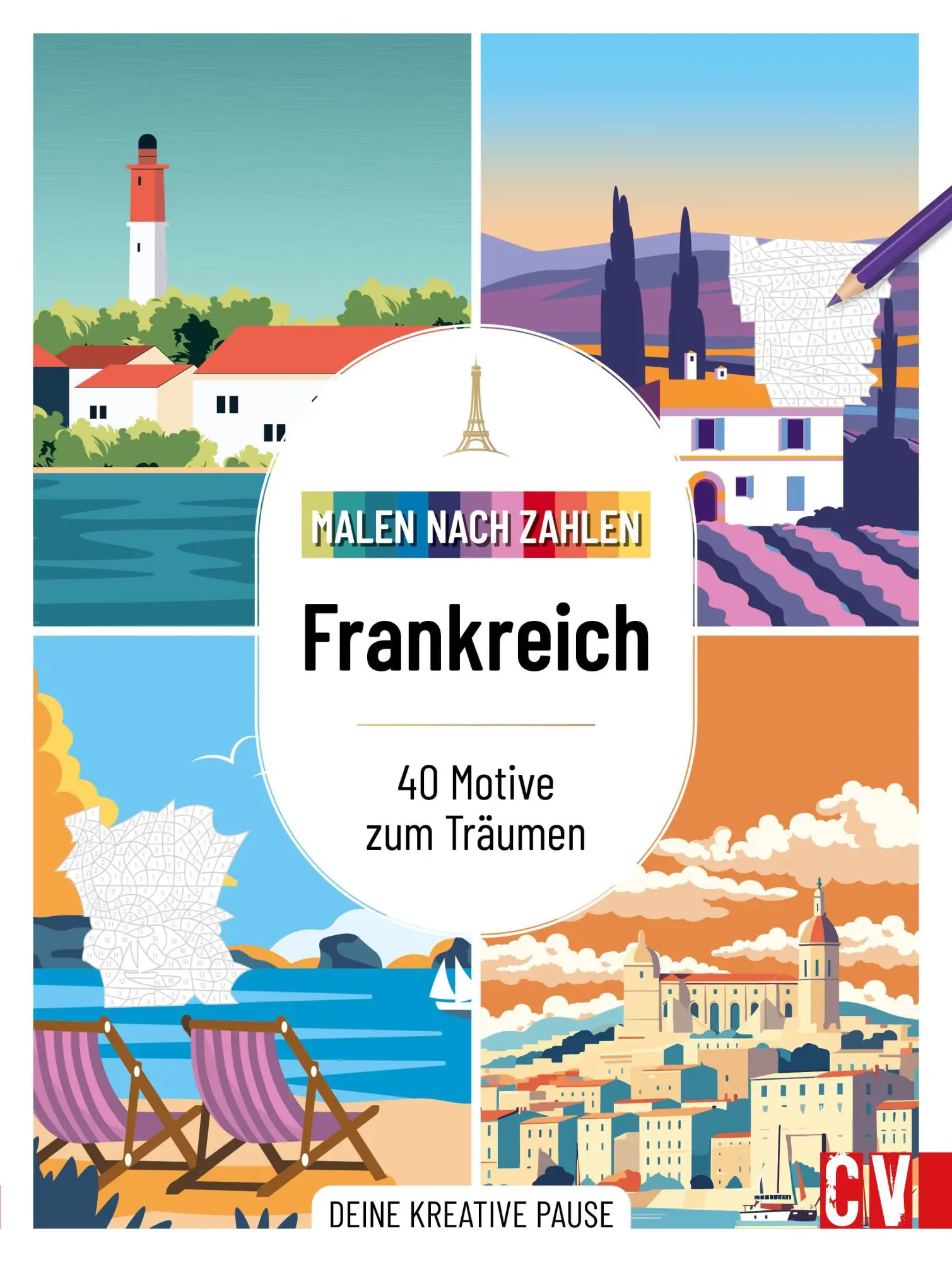 Malen nach Zahlen: Frankreich - Neuware