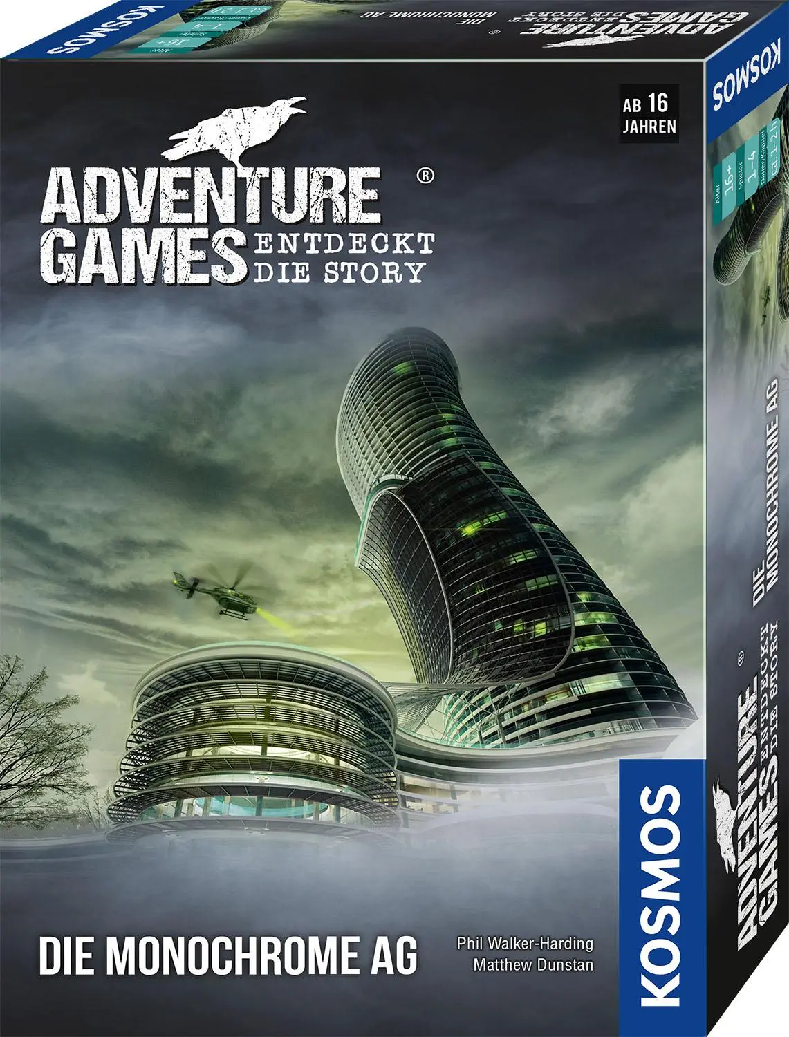 Cover: 4002051695132 | Adventure Games - Die Monochrome AG | 1 - 4 Spieler | Dunstan | Spiel