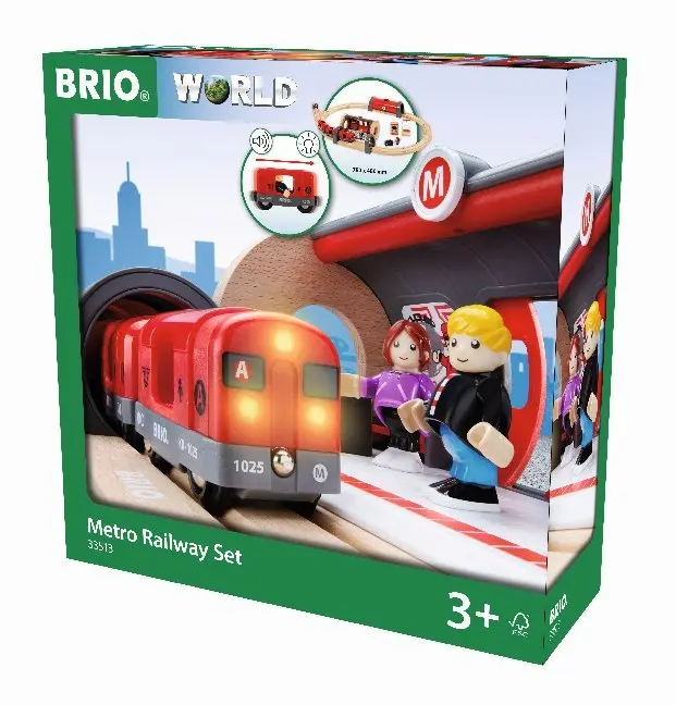 Bild: 7312350335132 | 33513 BRIO Metro Bahn Set | Spiel | 63351300 | Deutsch | 2020 | Brio