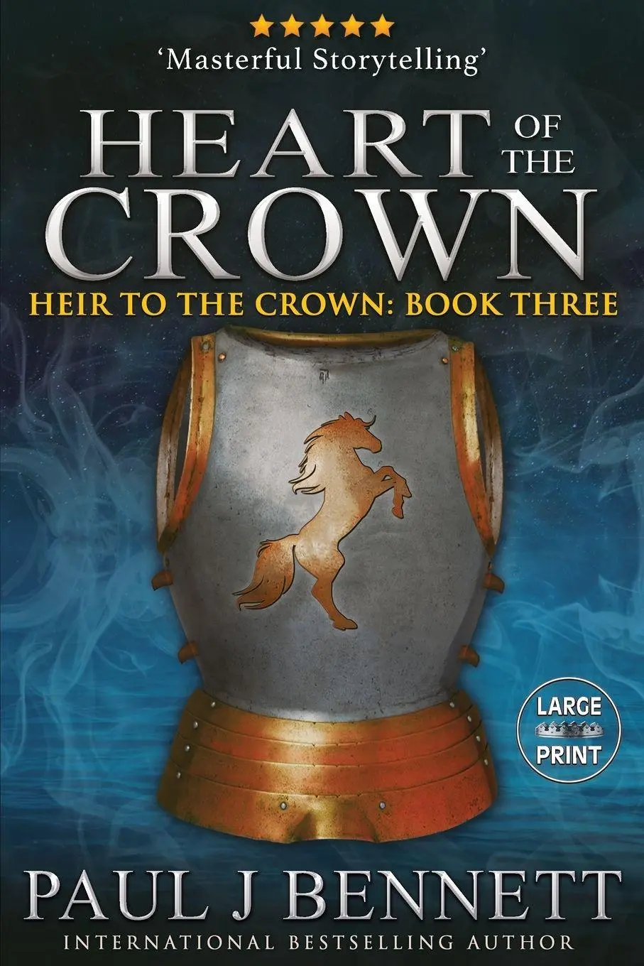 Cover: 9781989315132 | Heart of the Crown | Large Print Edition | Paul J Bennett | Buch