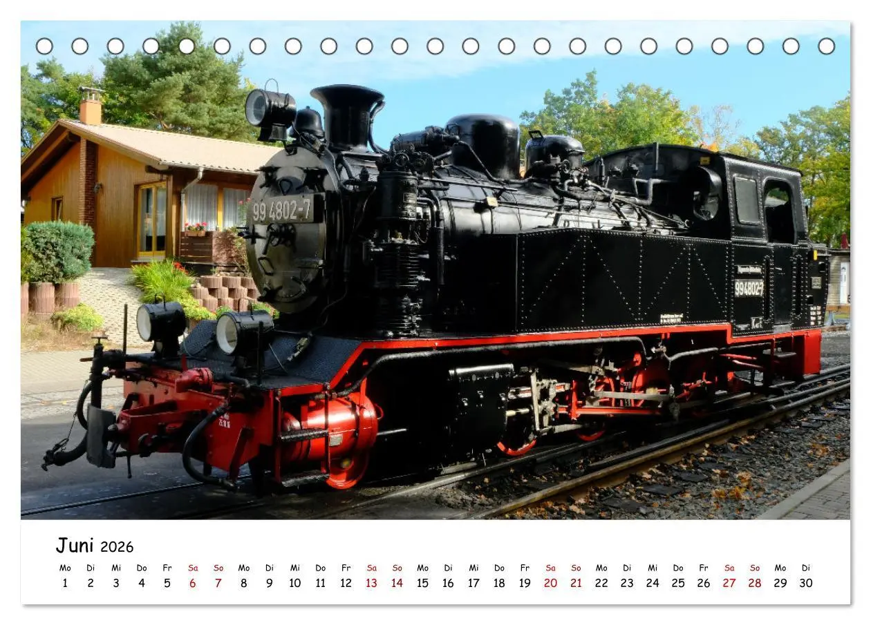 Bild: 9783457555132 | Rügens "rasender Roland" (Tischkalender 2026 DIN A5 quer), CALVENDO...