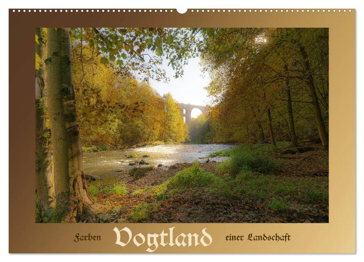 Cover: 9783457795132 | Vogtland - Farben einer Landschaft (Wandkalender 2026 DIN A2 quer),...