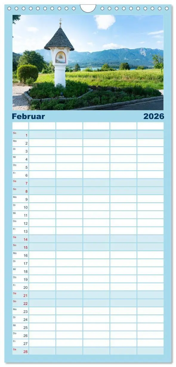 Bild: 9783516715132 | Familienplaner 2026 - Der wunderschöne Faaker See in Kärnten mit 5...