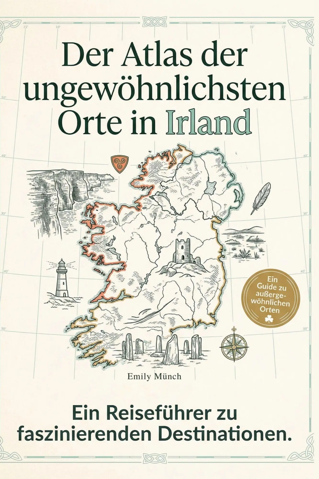 Cover: 9783695395132 | Der Atlas der ungewöhnlichsten Orte in Irland | Emily Münch | Buch