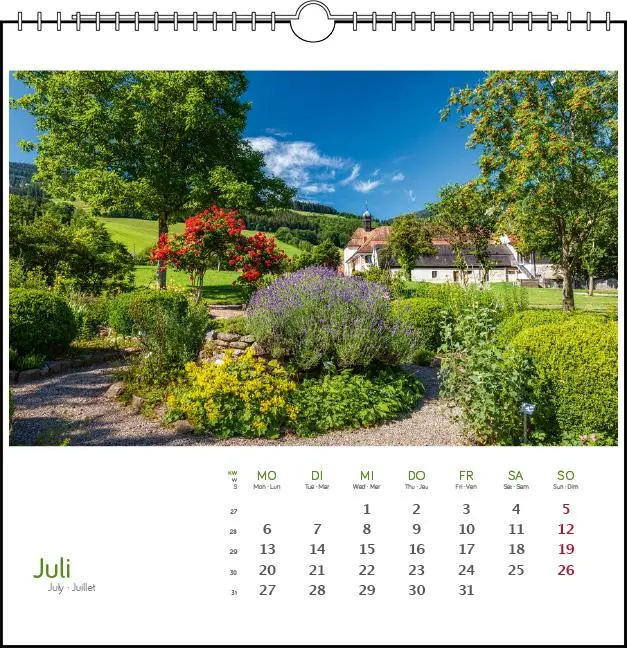 Bild: 9783861925132 | Schwarzwald 2026 | Postkarten-Tischkalender | Clemens Emmler | 13 S.
