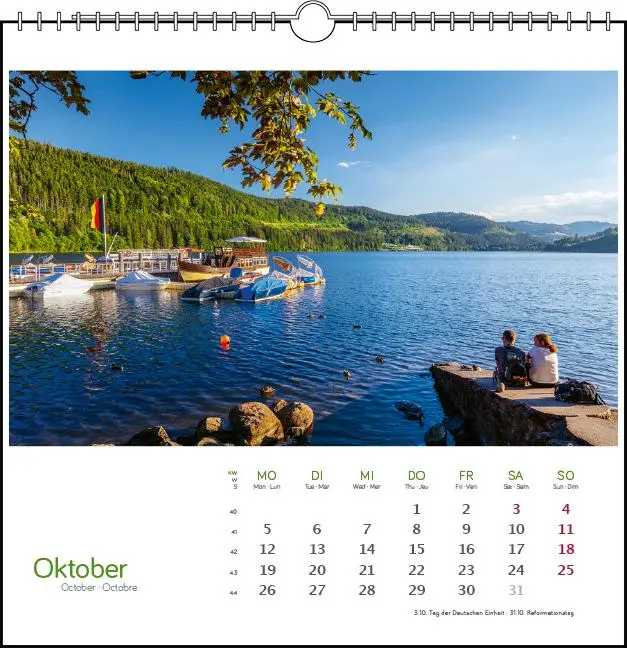 Bild: 9783861925132 | Schwarzwald 2026 | Postkarten-Tischkalender | Clemens Emmler | 13 S.