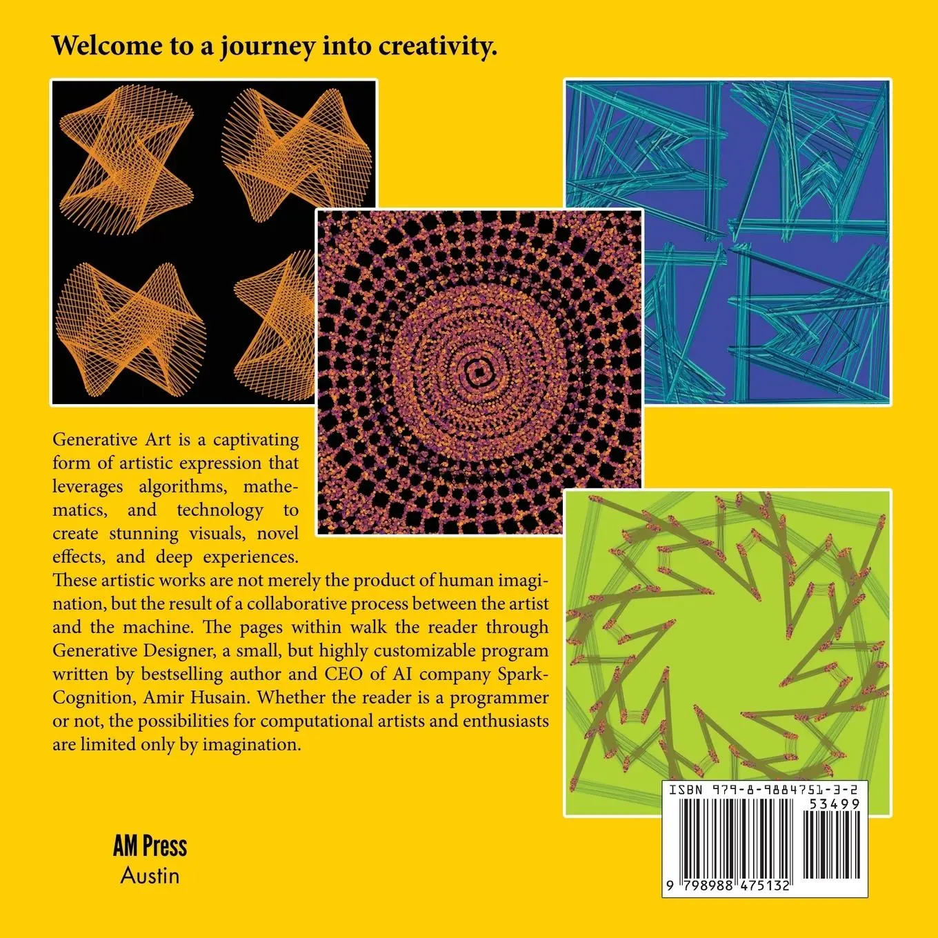 Rückseite: 9798988475132 | Generative Art | Amir Husain | Taschenbuch | Englisch | 2024
