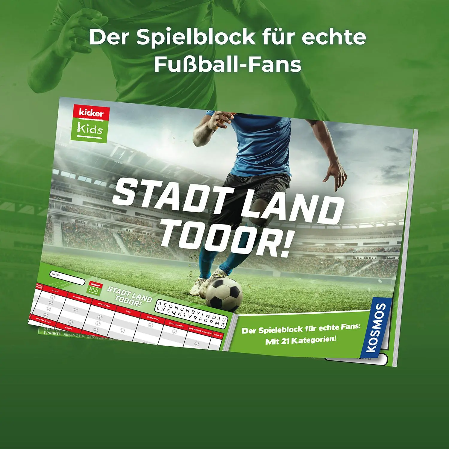 Bild: 4002051685232 | Kicker Kids: Stadt - Land - Tor! | Spiel | Spiel | Geblockt | 685232