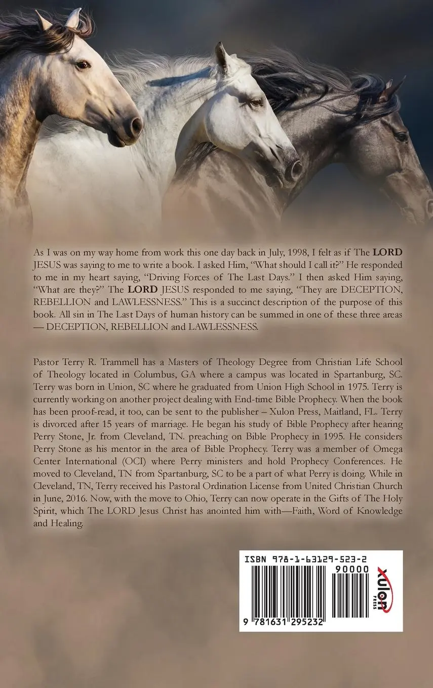 Rückseite: 9781631295232 | Driving Forces of The Last Days: Deception, Rebellion &amp; Lawlessness