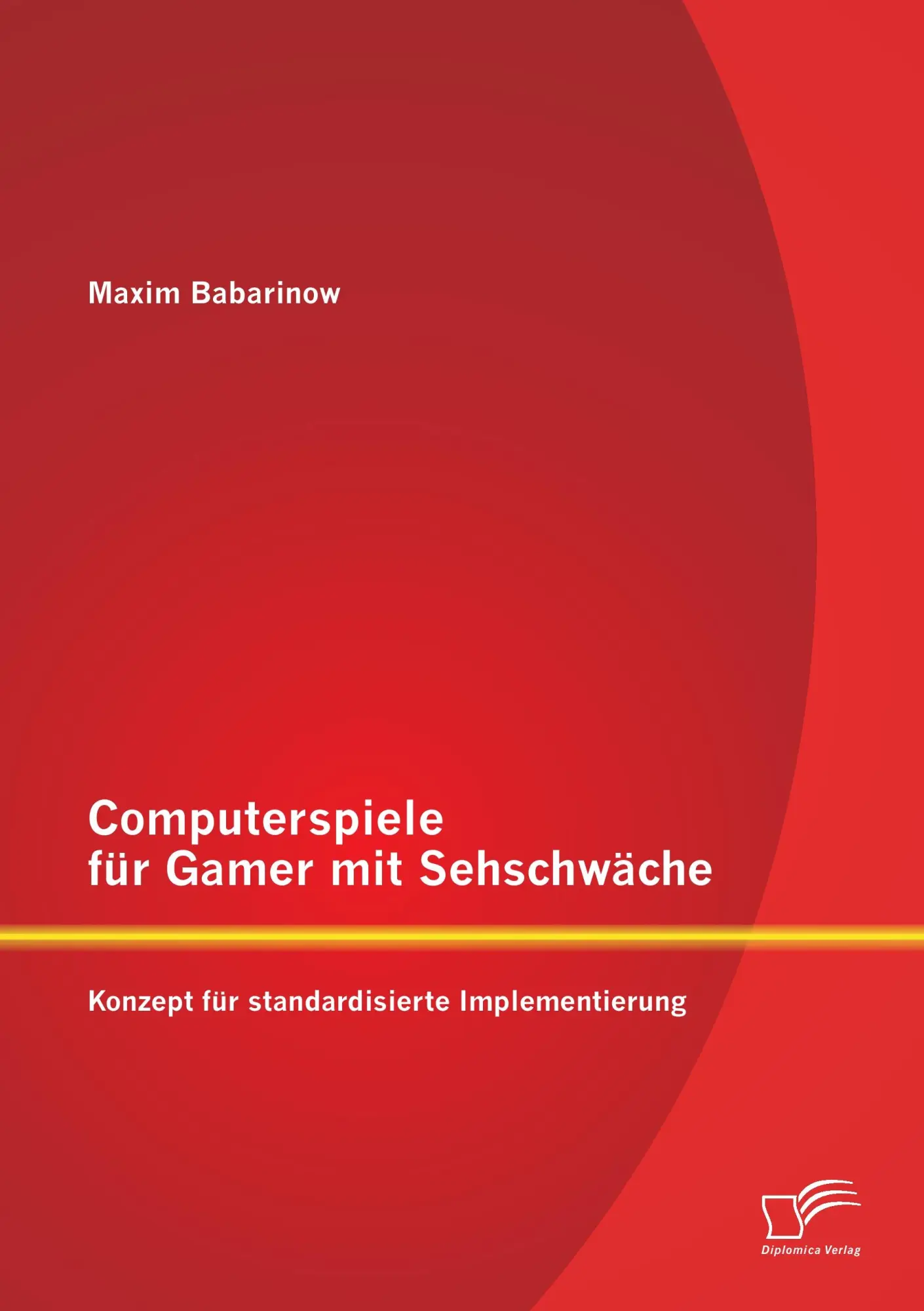 Cover: 9783842895232 | Computerspiele für Gamer mit Sehschwäche: Konzept für...