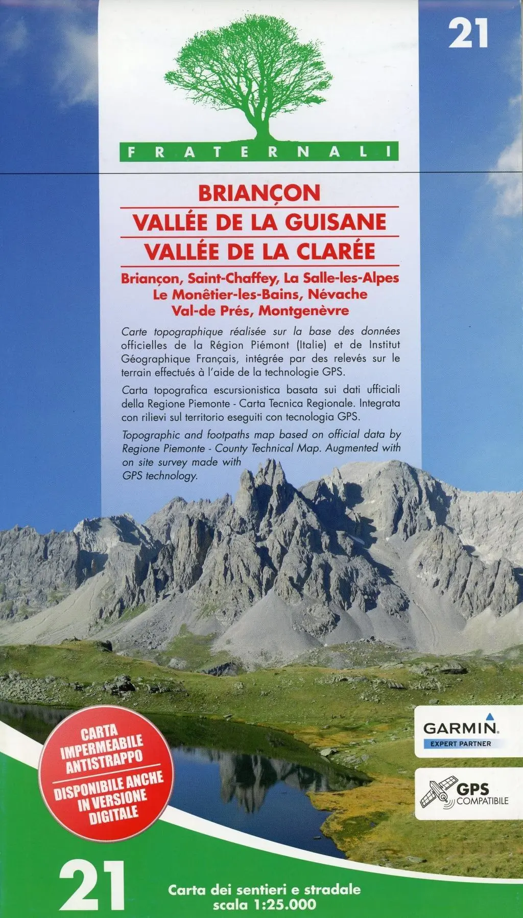 Cover: 9788897465232 | Carta n. 21. Briançon, Vallée de la Guisane, Vallée de la Clarée....