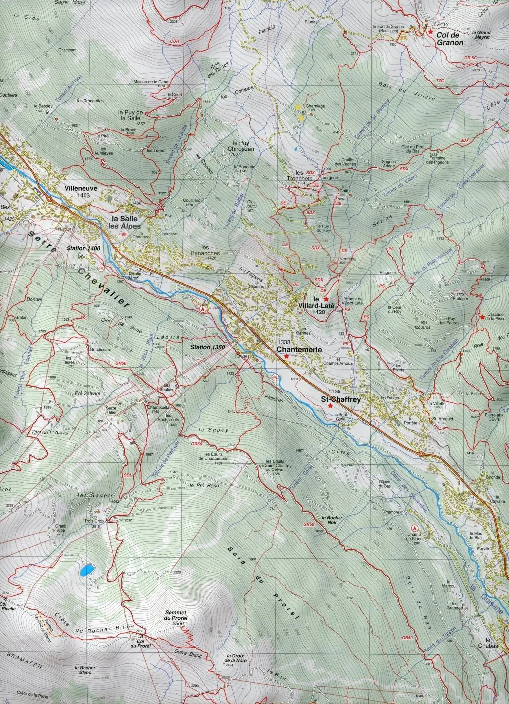 Bild: 9788897465232 | Carta n. 21. Briançon, Vallée de la Guisane, Vallée de la Clarée....