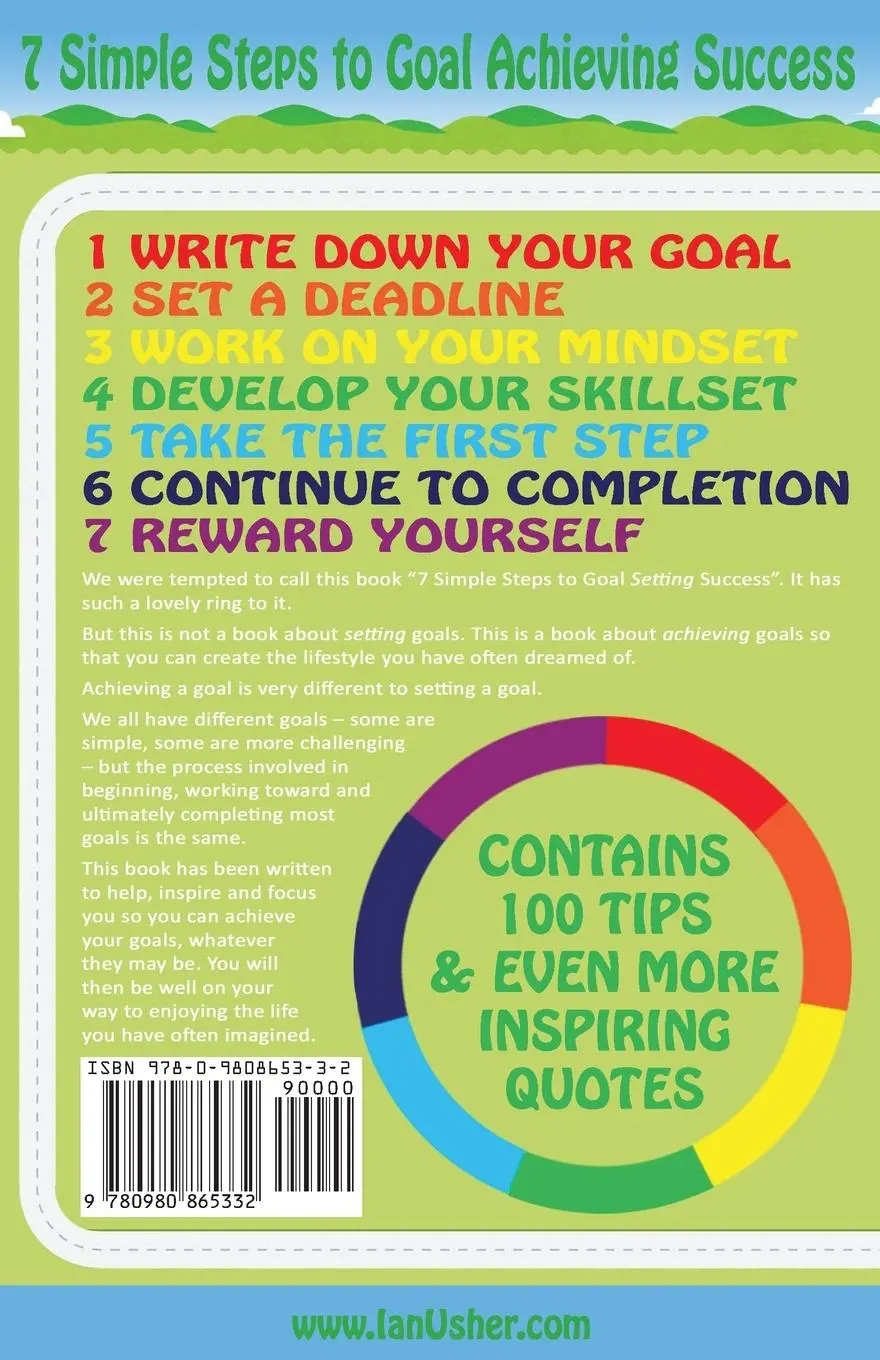 Rückseite: 9780980865332 | 7 Simple Steps to Goal Achieving Success - Including 100 Tips to...