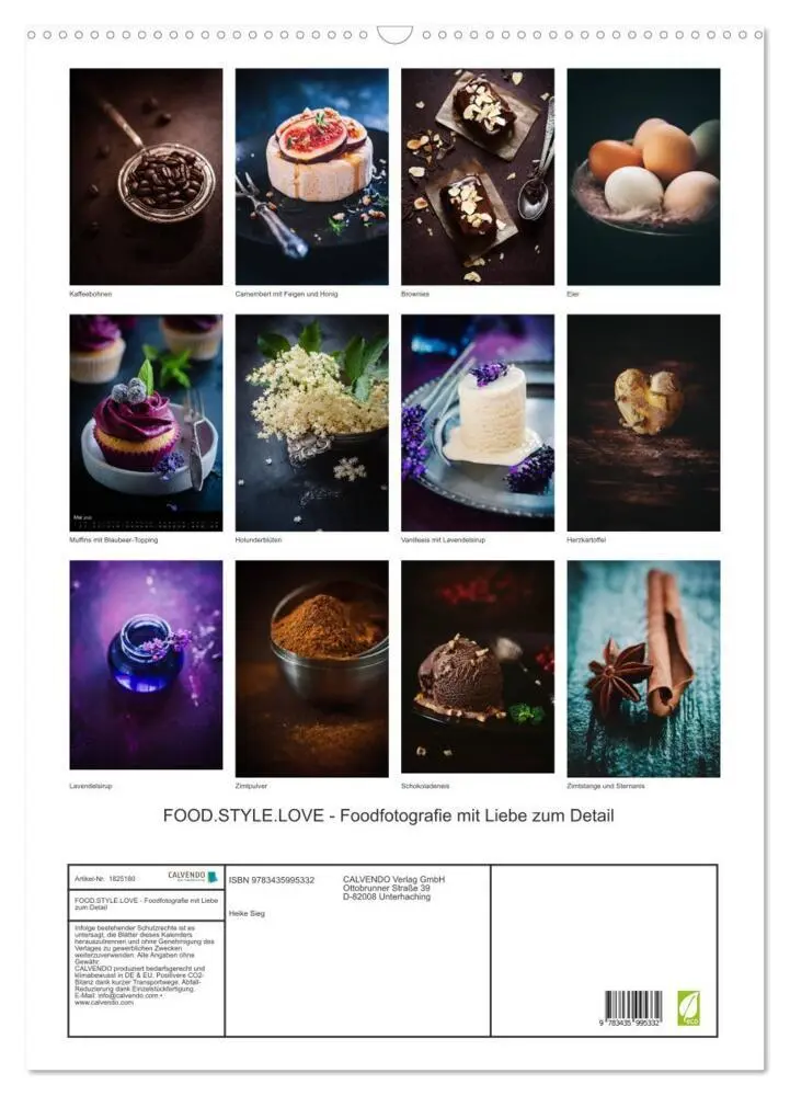 Bild: 9783435995332 | FOOD.STYLE.LOVE - Foodfotografie mit Liebe zum Detail (Wandkalender...
