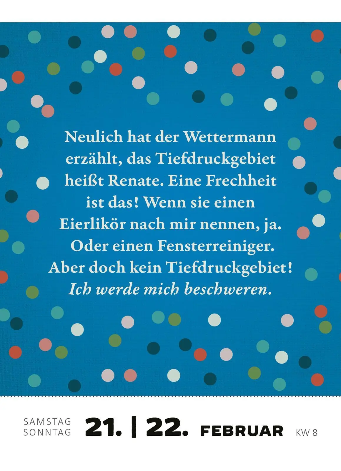 Bild: 4014489135432 | Abreißkalender Renate Bergmann - Der Kalender 2026 | Renate Bergmann