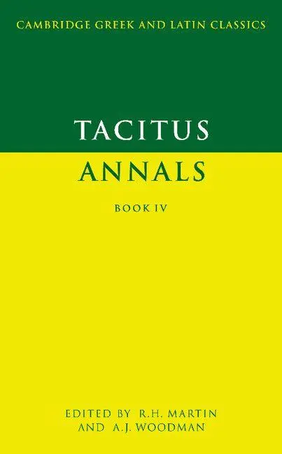 Cover: 9780521315432 | Tacitus | Annals Book IV | R. Martin (u. a.) | Taschenbuch | Englisch