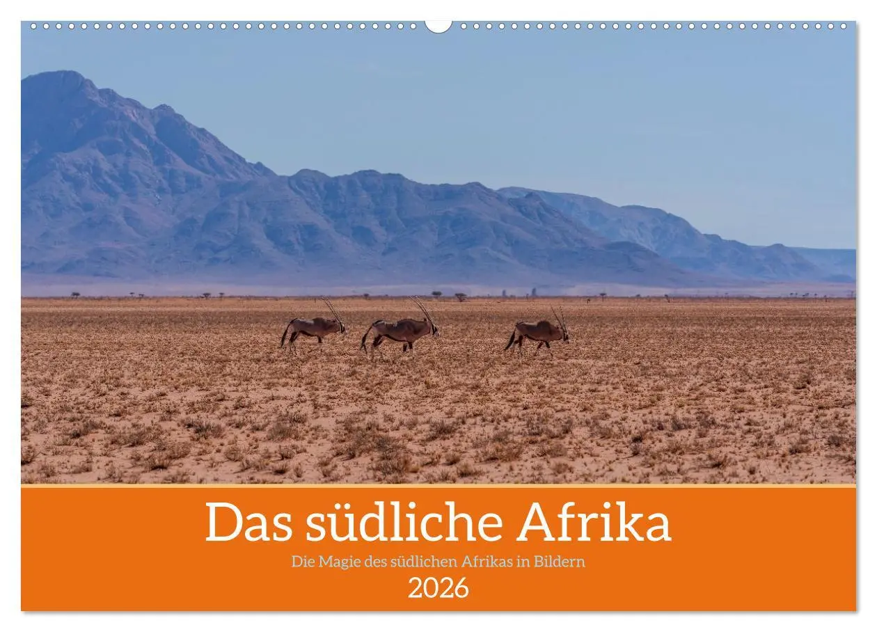 Cover: 9783516235432 | Das südliche Afrika 2026 (Wandkalender 2026 DIN A2 quer), CALVENDO...