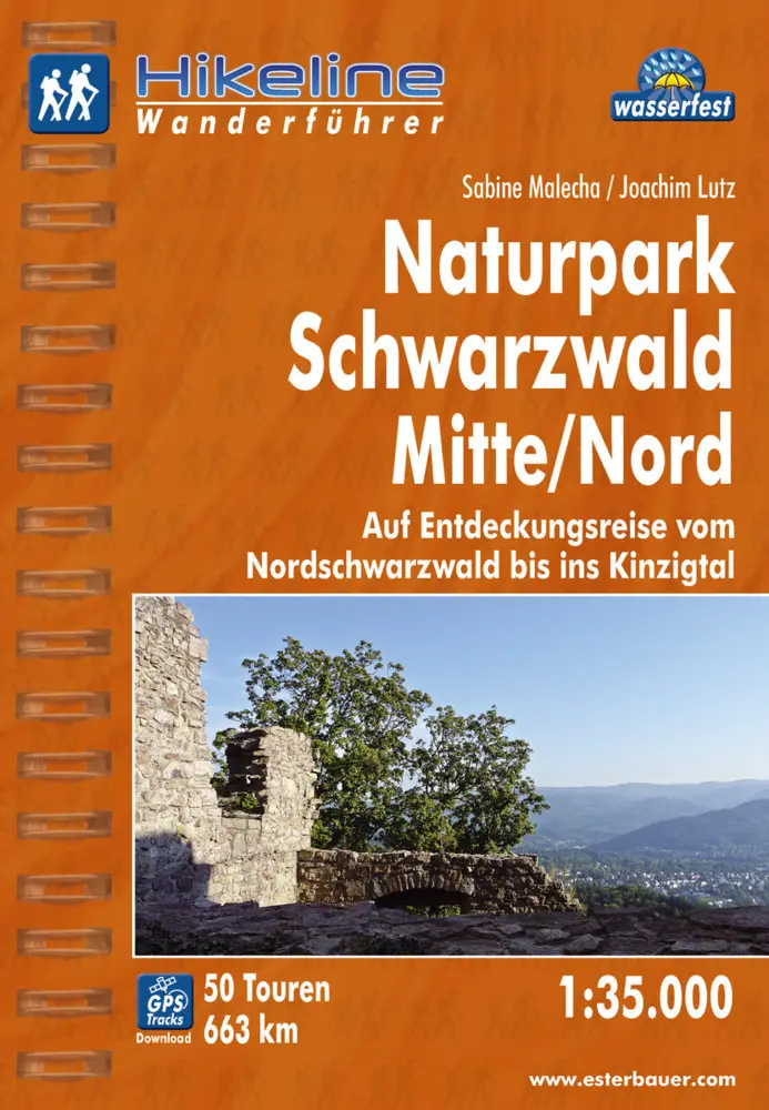 Cover: 9783850005432 | Hikeline Wanderführer Naturpark Schwarzwald Mitte/Nord | Taschenbuch