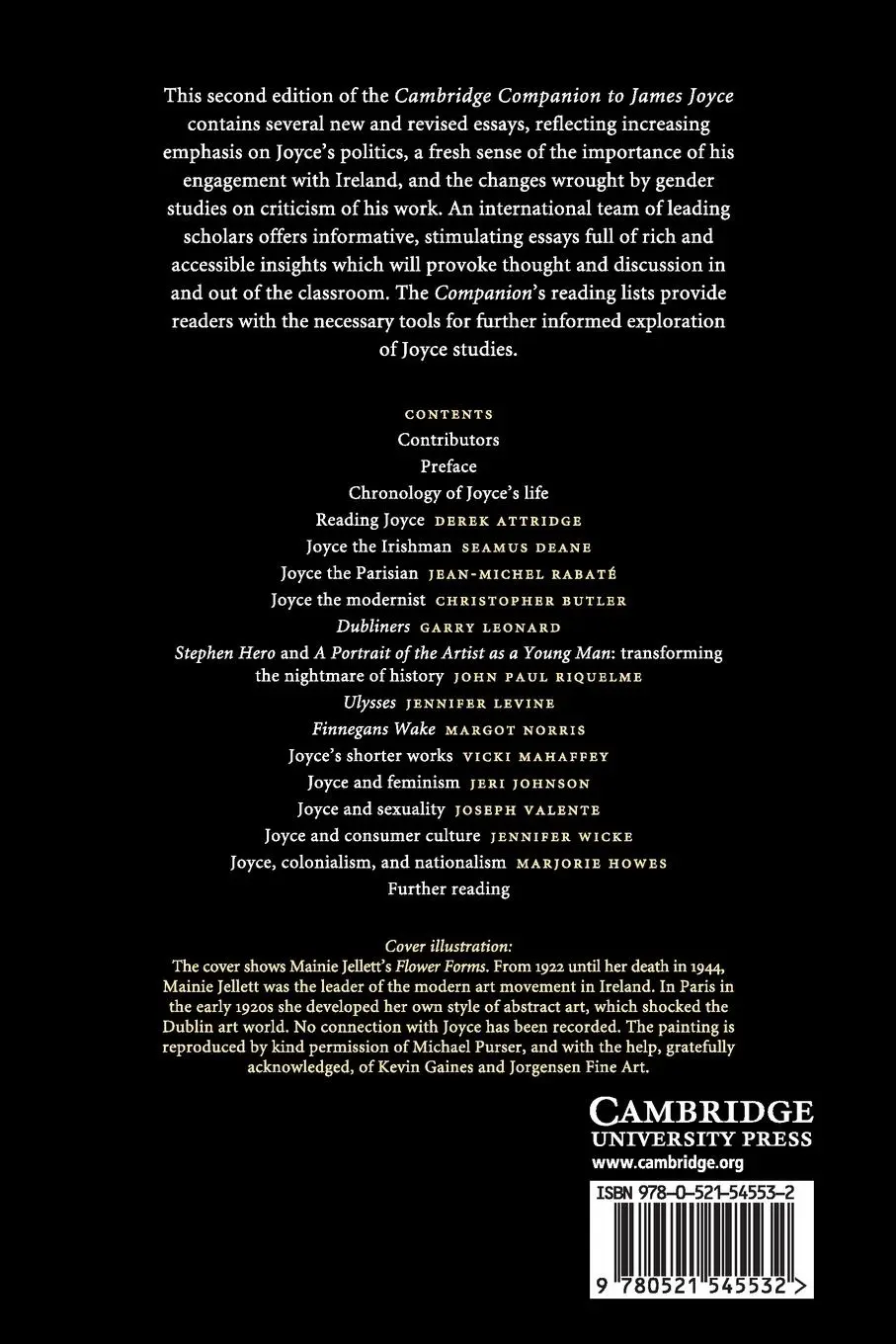 Rückseite: 9780521545532 | The Cambridge Companion to James Joyce | Derek Attridge | Taschenbuch