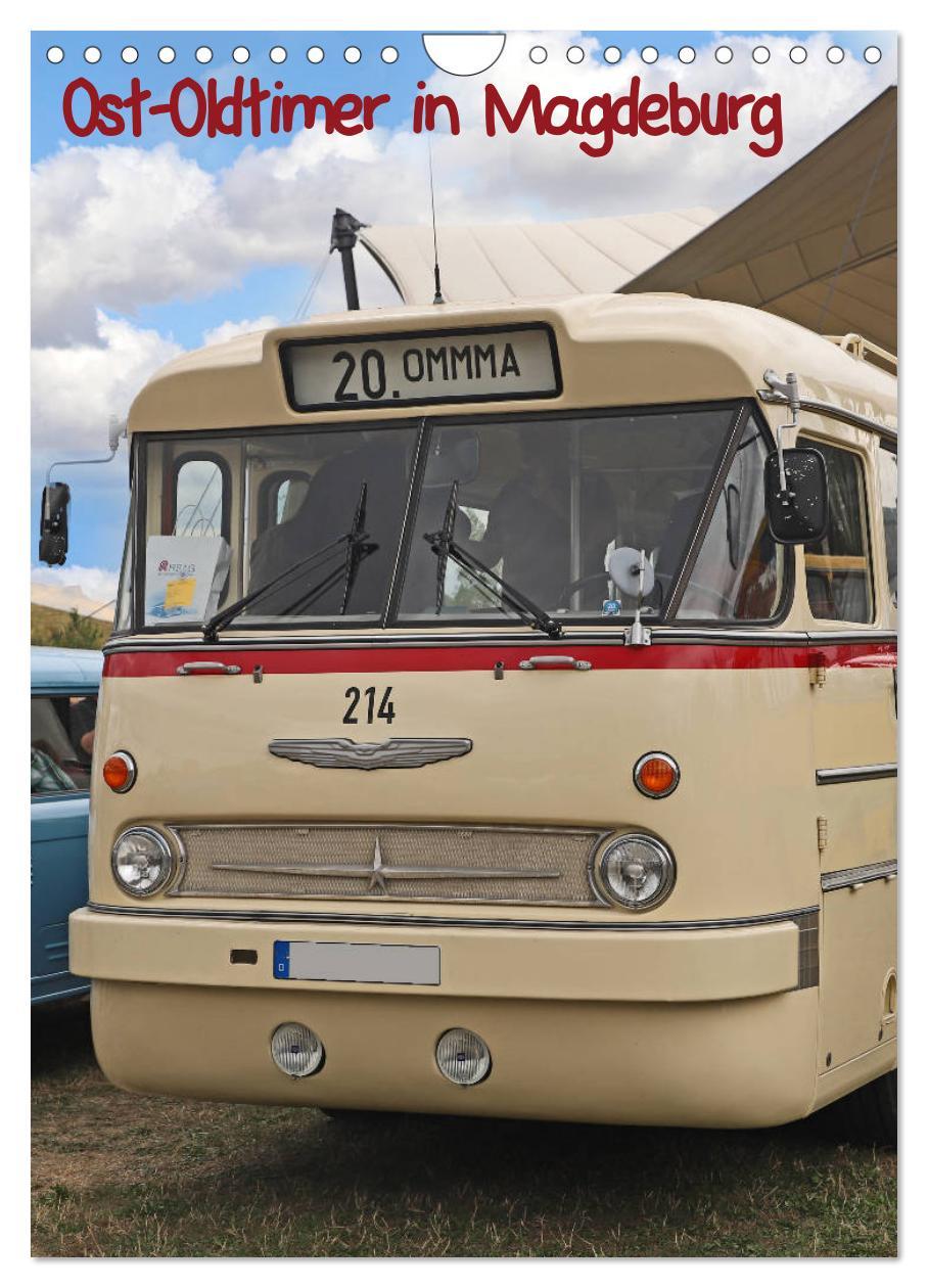 Cover: 9783435975532 | Ost-Oldtimer in Magdeburg (Wandkalender 2025 DIN A4 hoch), CALVENDO...