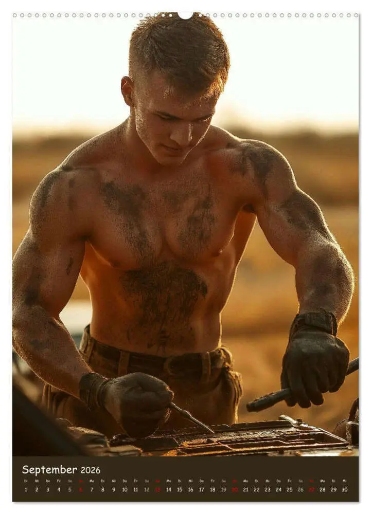 Bild: 9783516605532 | Harte Männer - Sexy Bauarbeiter mit Sixpack (Wandkalender 2026 DIN...