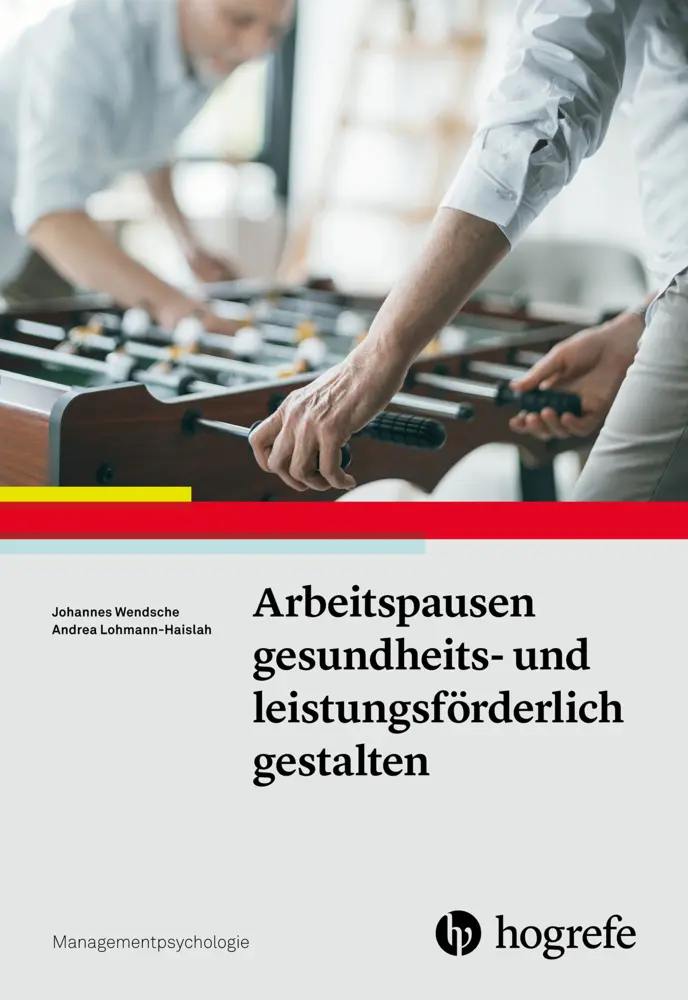 Cover: 9783801725532 | Arbeitspausen gesundheits- und leistungsförderlich gestalten | Buch