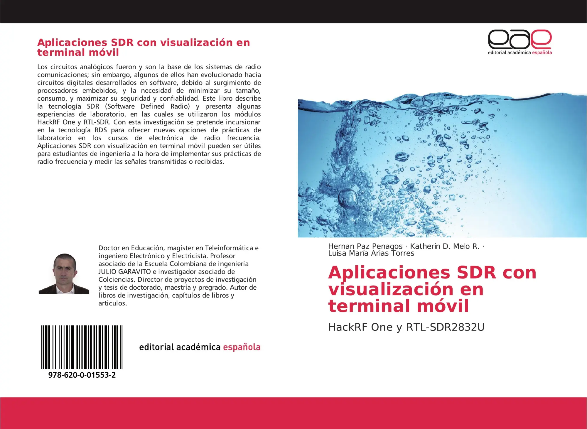 Cover: 9786200015532 | Aplicaciones SDR con visualización en terminal móvil | Penagos (u. a.)