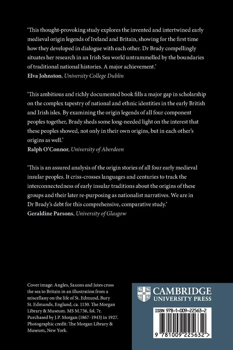 Rückseite: 9781009225632 | The Origin Legends of Early Medieval Britain and Ireland | Lindy Brady