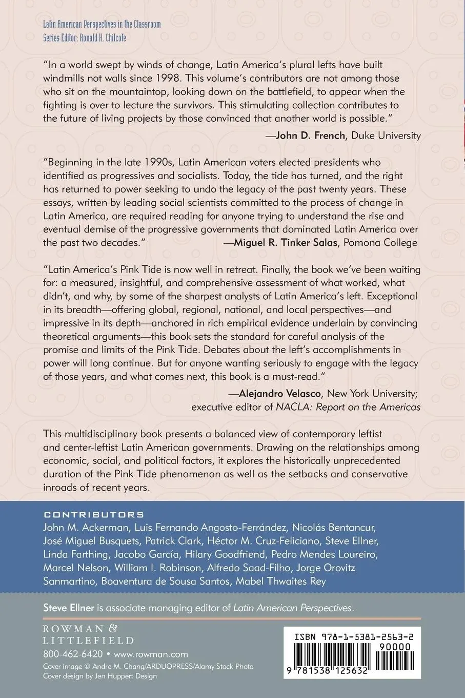 Rückseite: 9781538125632 | Latin America's Pink Tide | Breakthroughs and Shortcomings | Ellner