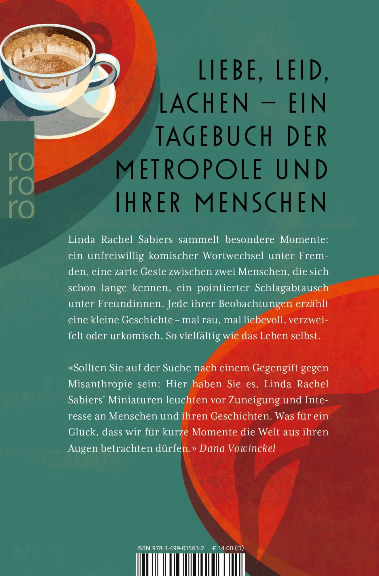 Rückseite: 9783499015632 | Kleine Momente in der großen Stadt | Beobachtet vom Nebentisch | Buch