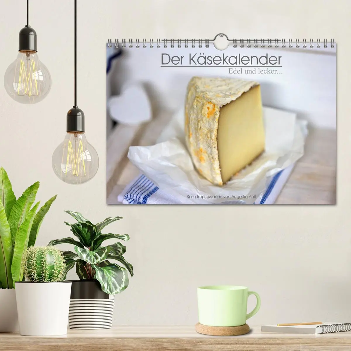 Bild: 9783516075632 | Der Käsekalender Edel und lecker (Wandkalender 2026 DIN A4 quer),...