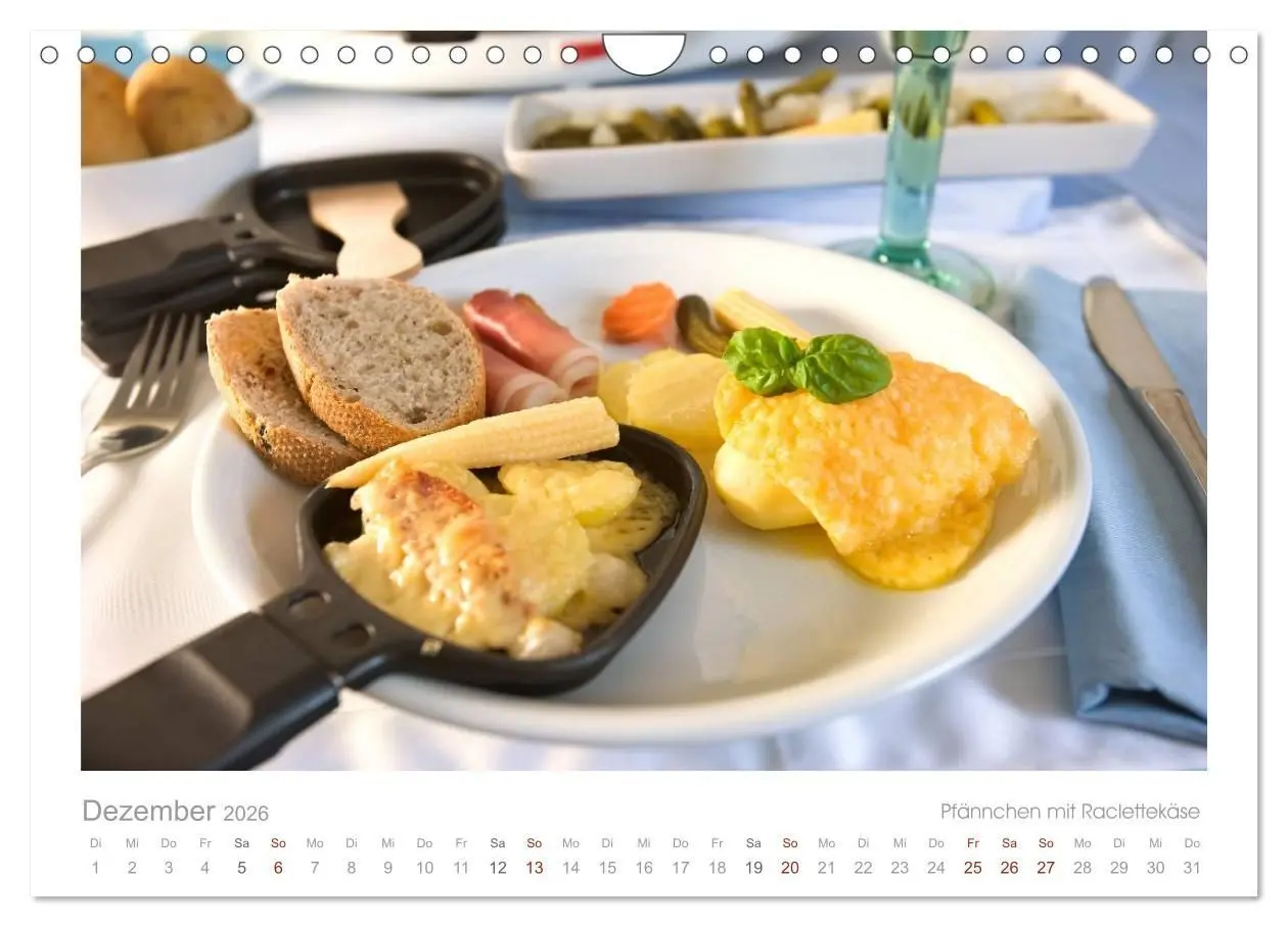 Bild: 9783516075632 | Der Käsekalender Edel und lecker (Wandkalender 2026 DIN A4 quer),...