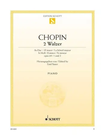 Cover: 9790001085632 | 2 Walzer As-Dur und h-Moll | Frédéric Chopin | Buch | 12 S. | Deutsch