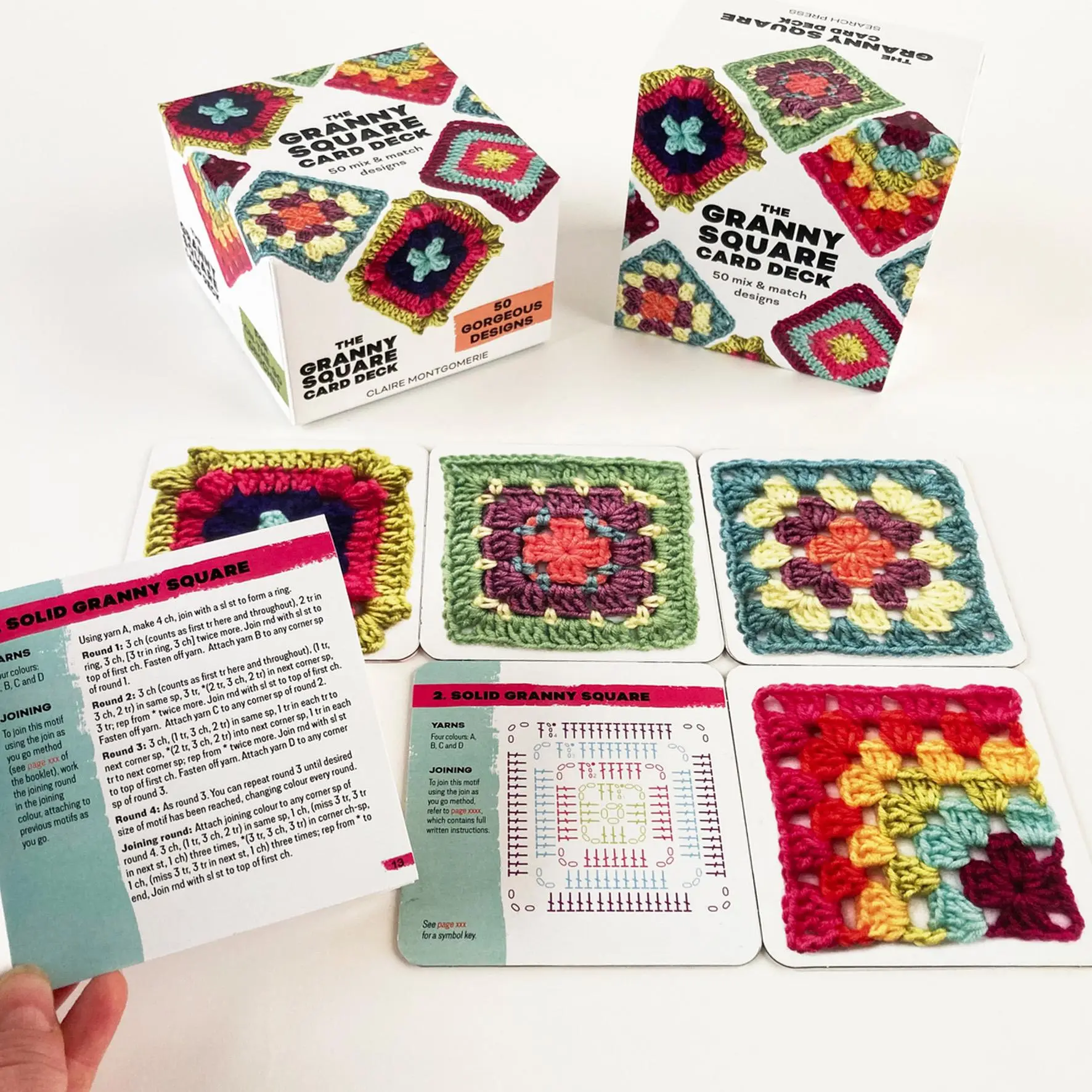 Bild: 4007742185732 | Granny Square Häkel-Karten (Deutsche Ausgabe) | Claire Montgomerie