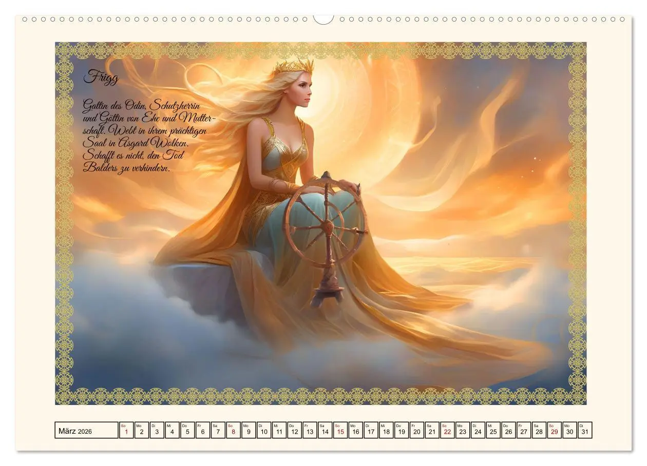Bild: 9783457285732 | Nordische Mythen (Wandkalender 2026 DIN A2 quer), CALVENDO...