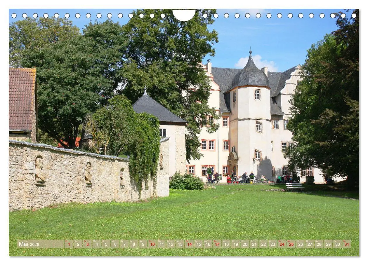 Bild: 9783457665732 | Schlösser und Gärten in Thüringen (Wandkalender 2026 DIN A4 quer),...