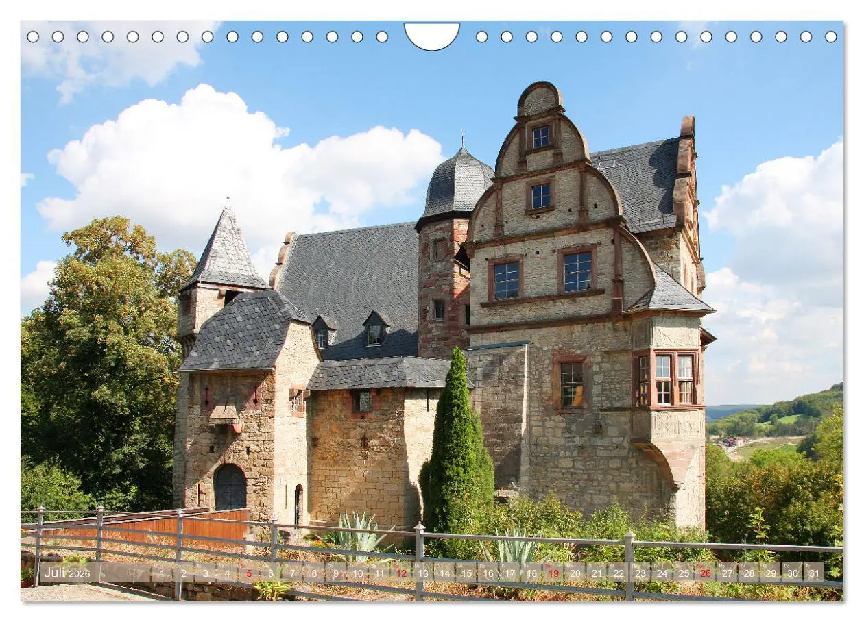 Bild: 9783457665732 | Schlösser und Gärten in Thüringen (Wandkalender 2026 DIN A4 quer),...