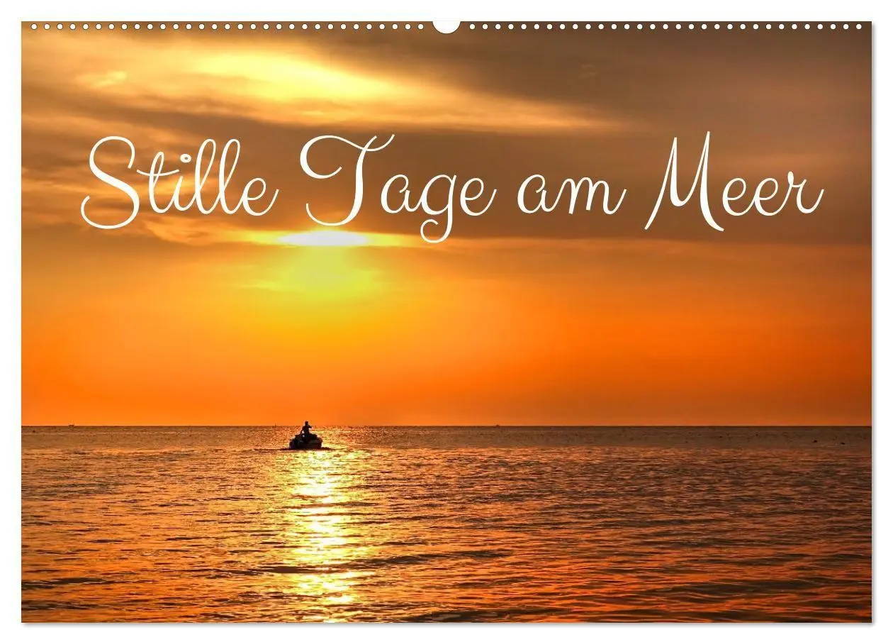 Cover: 9783569395732 | Stille Tage am Meer (Wandkalender 2027 DIN A2 quer), CALVENDO...